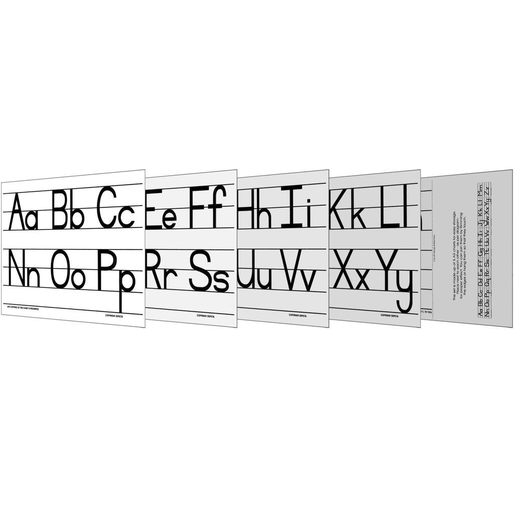 Alphabet Coin Printing Capital and Small Letters Depicta